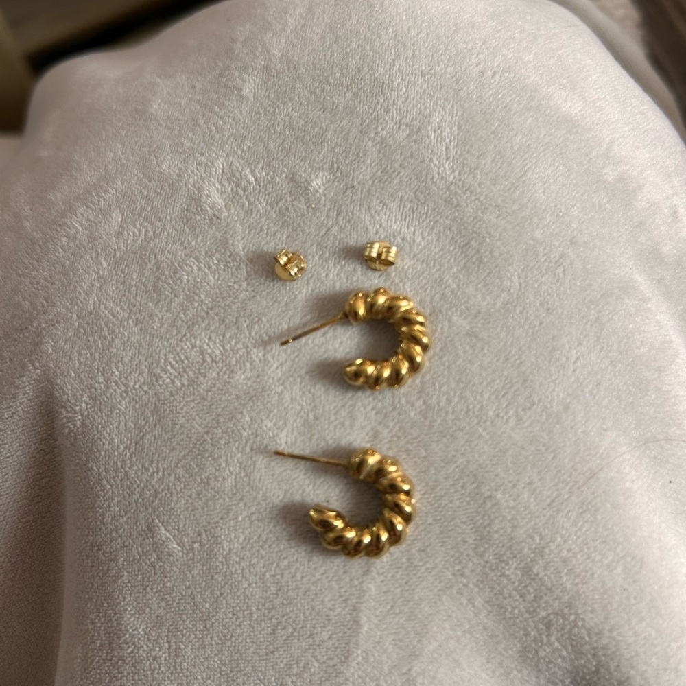 kate spade Gold Crescent Earrings
